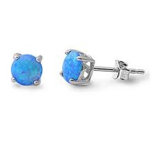 Load image into Gallery viewer, Opal Stud Earrings (Lab-created)