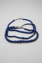 Load image into Gallery viewer, Lapis Lazuli “Choker” — Round Beads