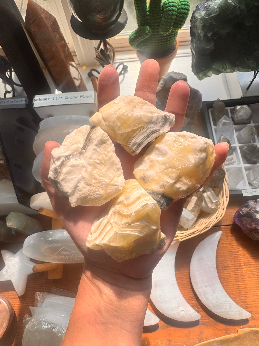Zebra Calcite — Grounding, Cleansing, Balance