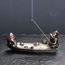 Load image into Gallery viewer, Witch Incense Holder Burner + Cone Incense Set