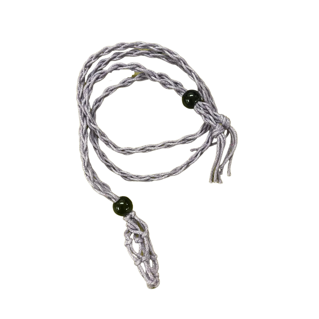 Macrame Necklace Stone Holder