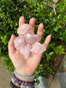 Raw Rose Quartz