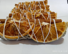Load image into Gallery viewer, Orange Slices and Cinnamon with White Sage Bundle