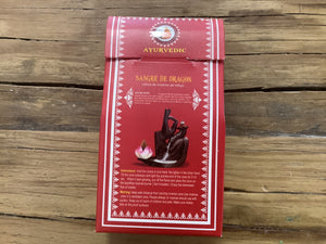 Ayurvedic Dragon’s Blood Backflow Incense Cones