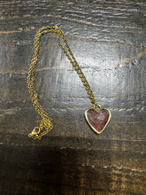 Load image into Gallery viewer, Faceted Heart Necklace