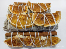 Load image into Gallery viewer, Orange Slices and Cinnamon with White Sage Bundle