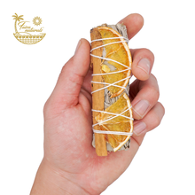 Load image into Gallery viewer, Orange Slices and Cinnamon with White Sage Bundle
