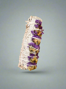 Purple Sea Lavender (Sinuata) and Sage Smudge Bundle