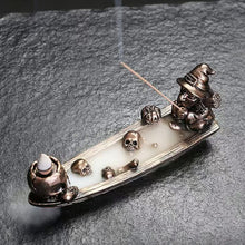 Load image into Gallery viewer, Witch Incense Holder Burner + Cone Incense Set