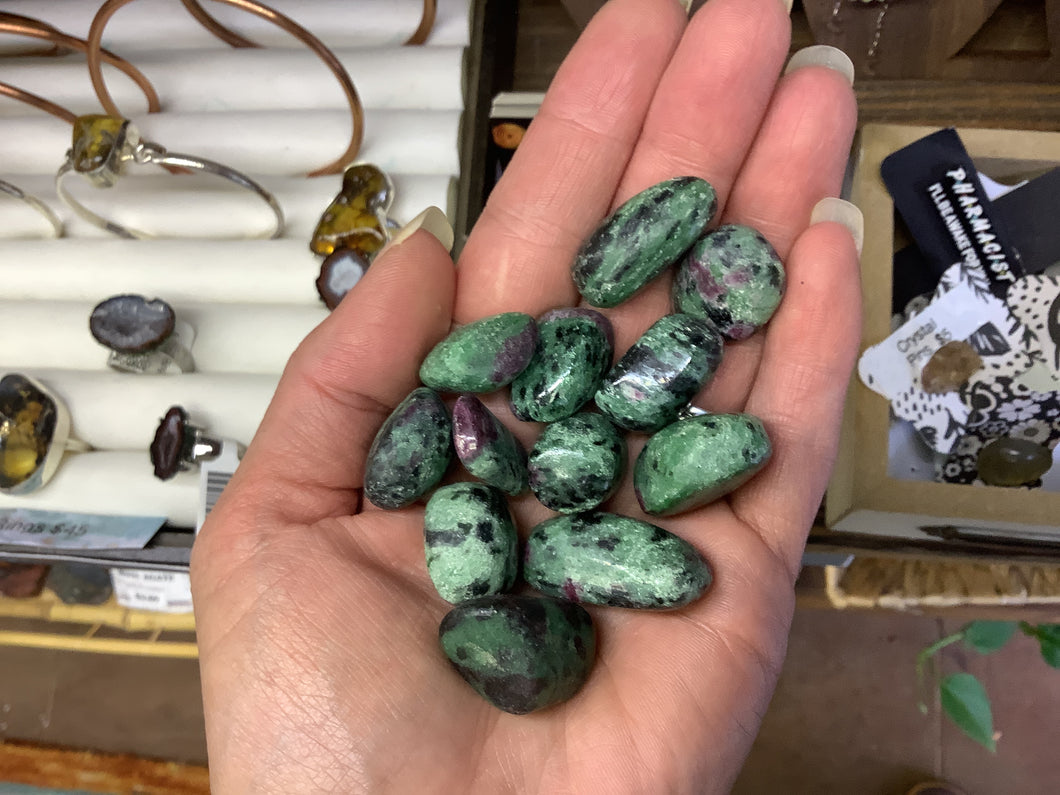Ruby Zoisite Tumbled