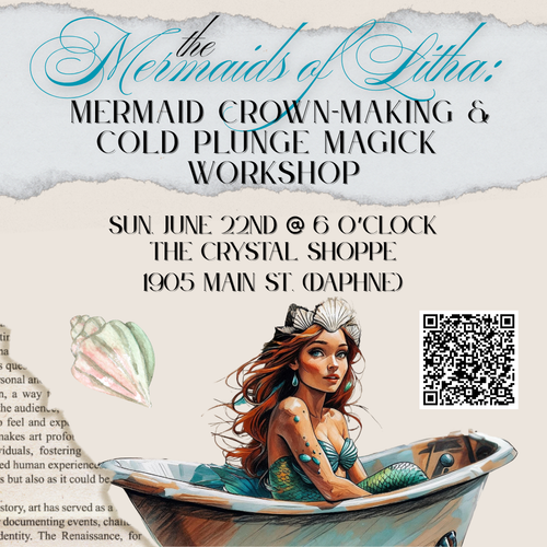 The Mermaids of Litha: Mermaid Crown-Making and Cold Plunge Magic