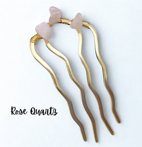Crystal Hair Fork