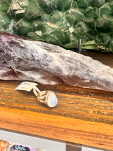 Load image into Gallery viewer, Sterling silver Rainbow Moonstone Ring - large teardrop