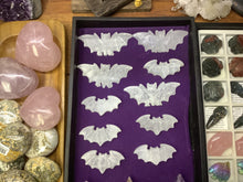 Load image into Gallery viewer, Selenite Bat – Cleansing Crystal for Protection &amp; Energy Work