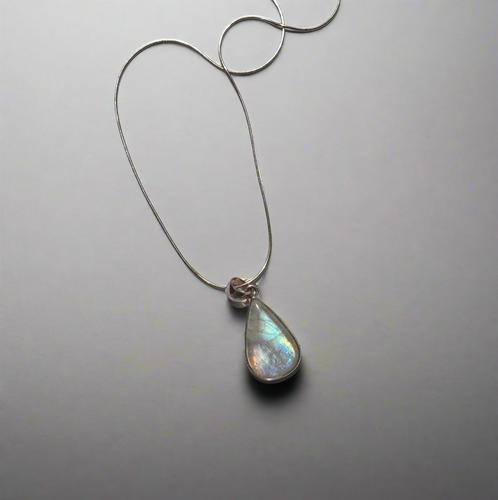 Rainbow Moonstone Necklace