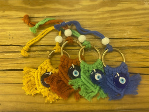 Macrame Evil Eye Hanger