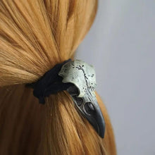 Load image into Gallery viewer, Raven Crow Fancy Hair Tie
