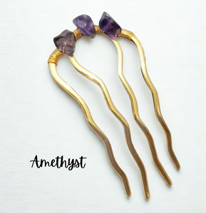 Crystal Hair Fork