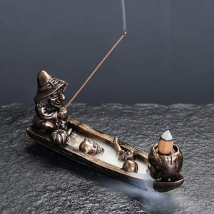 Witch Incense Holder Burner + Cone Incense Set