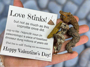 “Love Stinks” Coprolite Valentine