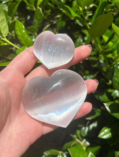 Selenite Heart