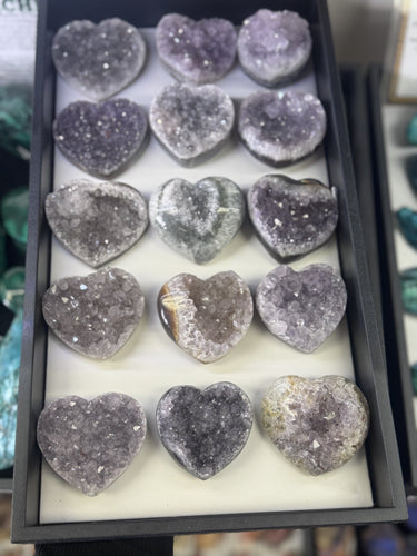 Amethyst Hearts