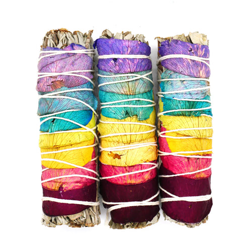 7 Chakra White Sage Smudge Bundle