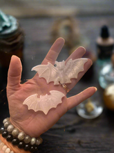 Load image into Gallery viewer, Selenite Bat – Cleansing Crystal for Protection &amp; Energy Work