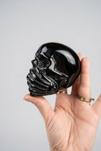Load image into Gallery viewer, No Evil Obsidian Skulls