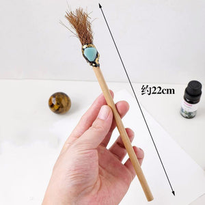 Gemstone Broom Pencils – Whimsical Writing Tools for Magic & Creativity