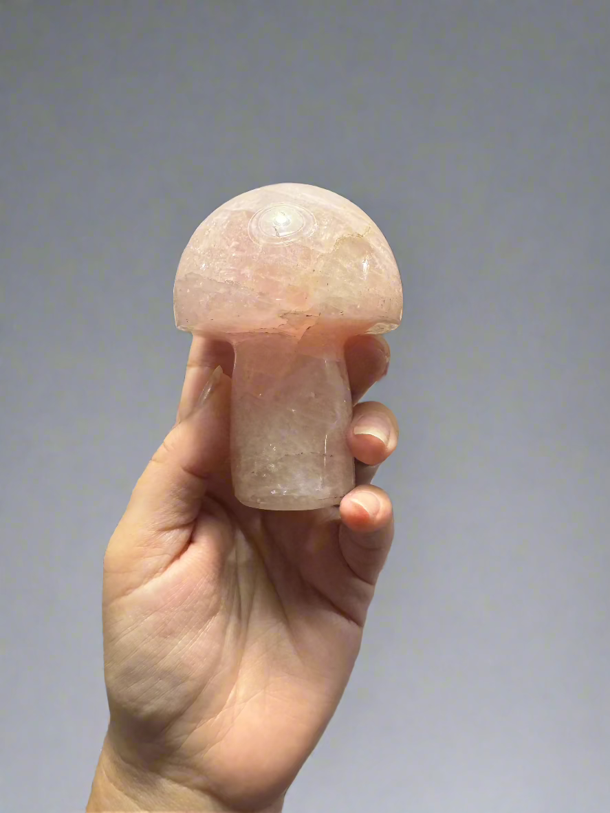 Rose Quartz Mushroom