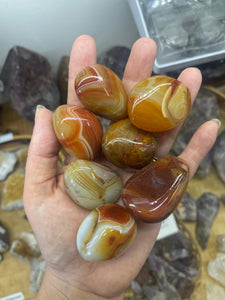 Sardonyx Palm Stone