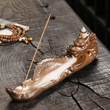 Load image into Gallery viewer, Dragon Incense and Cone Burner – 9.5&quot; Long