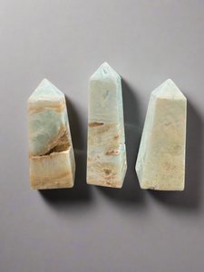 Caribbean Blue Calcite Tower