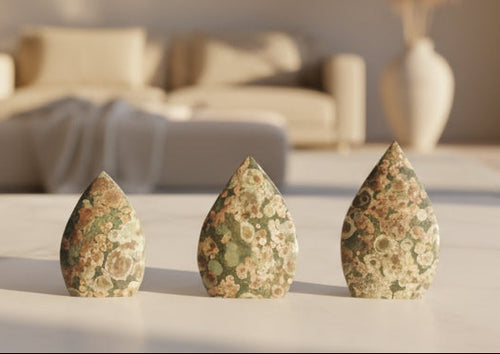 Green Cherry Blossom Agate Freeform (Sakura Agate)