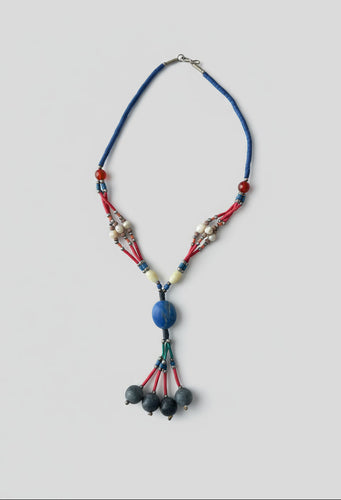 Coral and Lapis Lazuli Necklace