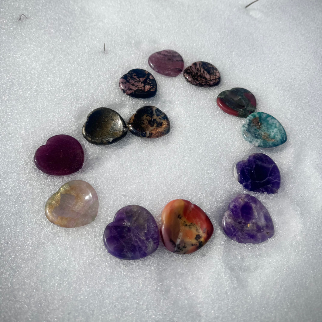 Heart-Shaped Worry Stones