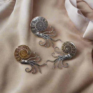 Ammonite Brooch