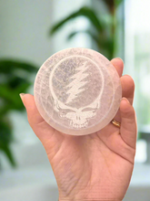 Load image into Gallery viewer, Grateful Dead Selenite Charging Plate