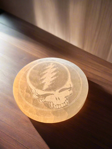 Grateful Dead Selenite Charging Plate