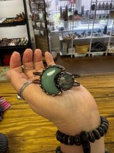 Load image into Gallery viewer, Electroplated Moon &amp; Star Bracelet Cuff