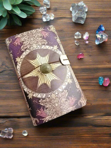 Magic Spell Book Journal with Real Crystal Cover ✨📖