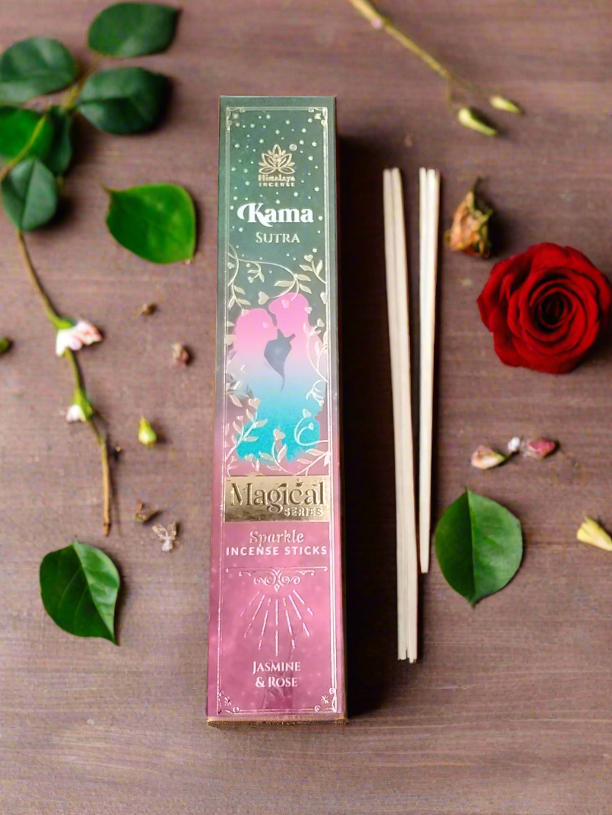 Kama Sutra Magical series sparkle incense - Jasmine and Rose