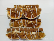 Load image into Gallery viewer, Orange Slices and Cinnamon with White Sage Bundle