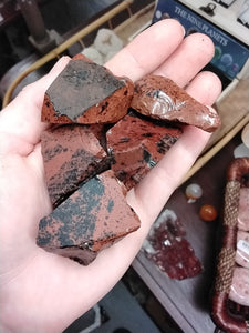 Raw Mahogany Obsidian
