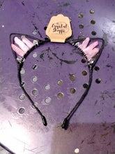 Load image into Gallery viewer, Aura Quartz Kitty Cat Ear Headbands