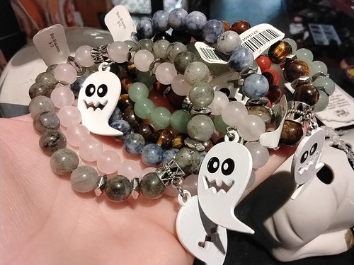 Boo Bracelets — Halloween ghost