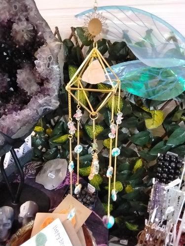 Crystal Cage Fairy Suncatchers