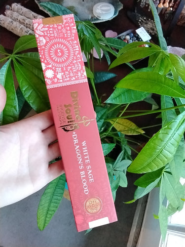 Divine Soul White Sage + Dragon's Blood Incense
