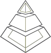 Load image into Gallery viewer, Shungite Sakkara Pyramid – Sacred Geometry Protection &amp; Grounding Energy
